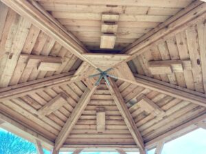 Llanrhydd Outdoor classroom 6 - internal bat roof