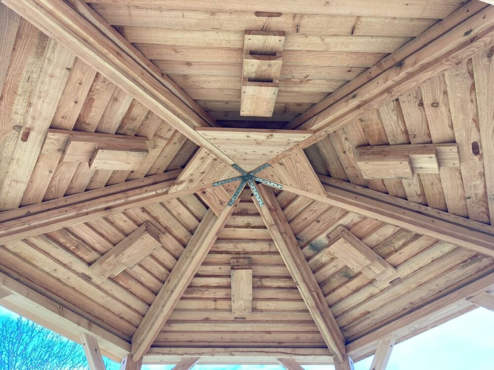 Llanrhydd Outdoor classroom 6 - internal bat roof