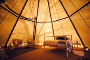 North Wales family park launches luxurious glamping tipis