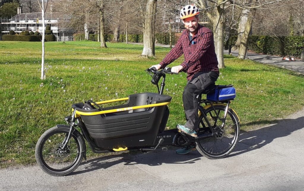 Electric pedal power tackles nature reserve work