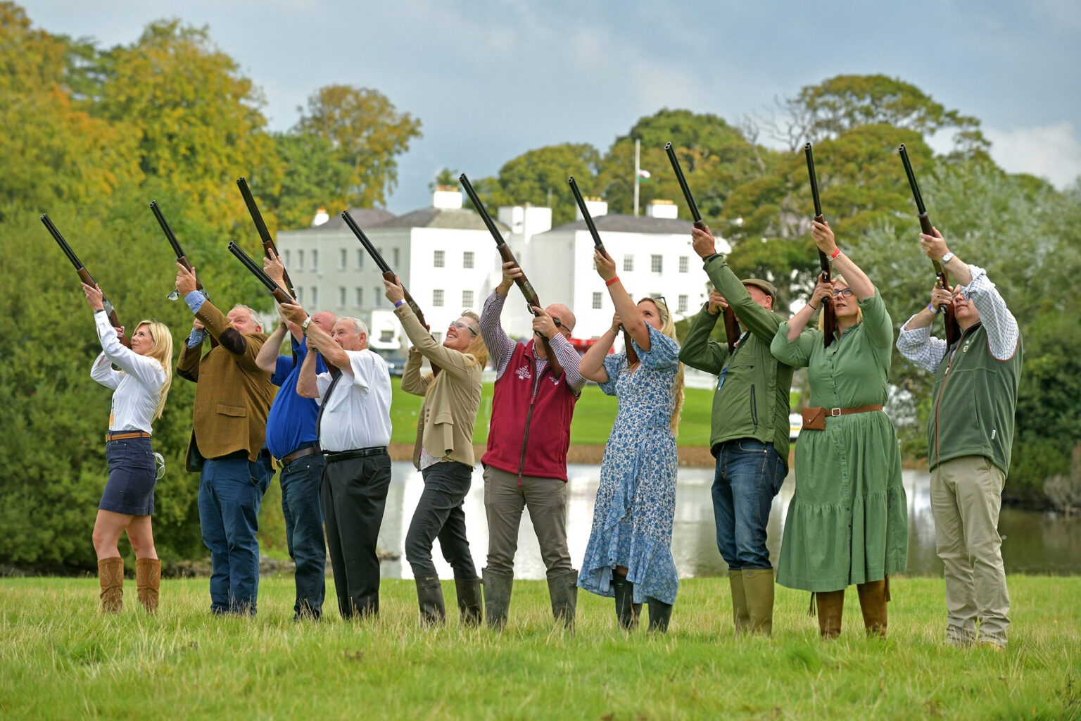 GWCT Welsh Game Fair celebrates Queen’s life with a gun salute North