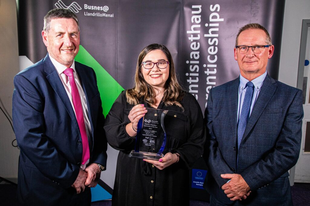Numbers add up for Grŵp Llandrillo Menai’s Apprentice of the Year
