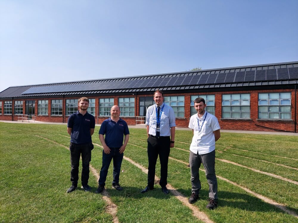 Image Of Headteacher, D A Hughes Electrical and DCC Energy Officer