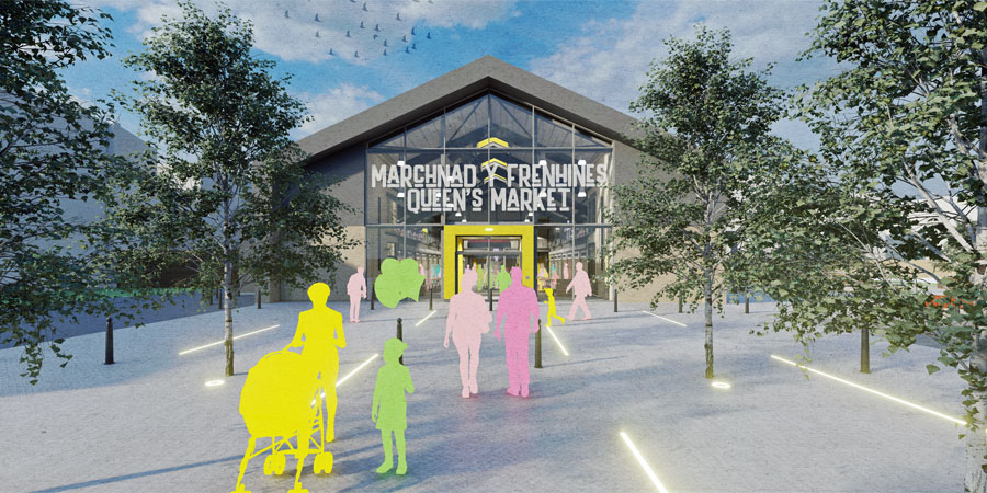 Queens Market, Rhyl concept image