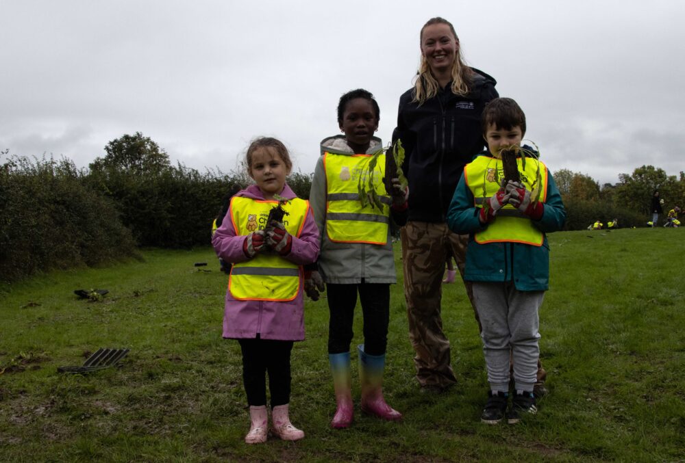 31.10.23_Denbigh pupils set up to help local biodiversity flourish_pic 1