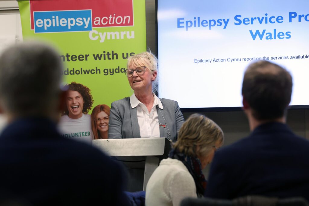 Jan Paterson speaking at the event