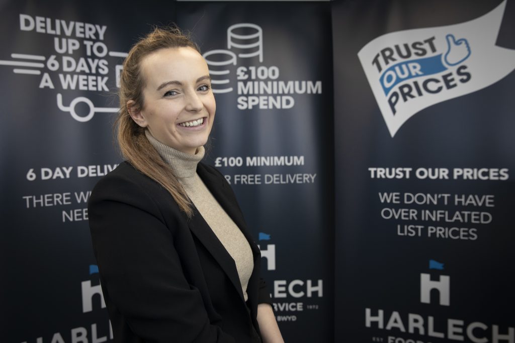 Josie Swift, Head of Purchasing at Harlech foodservice.