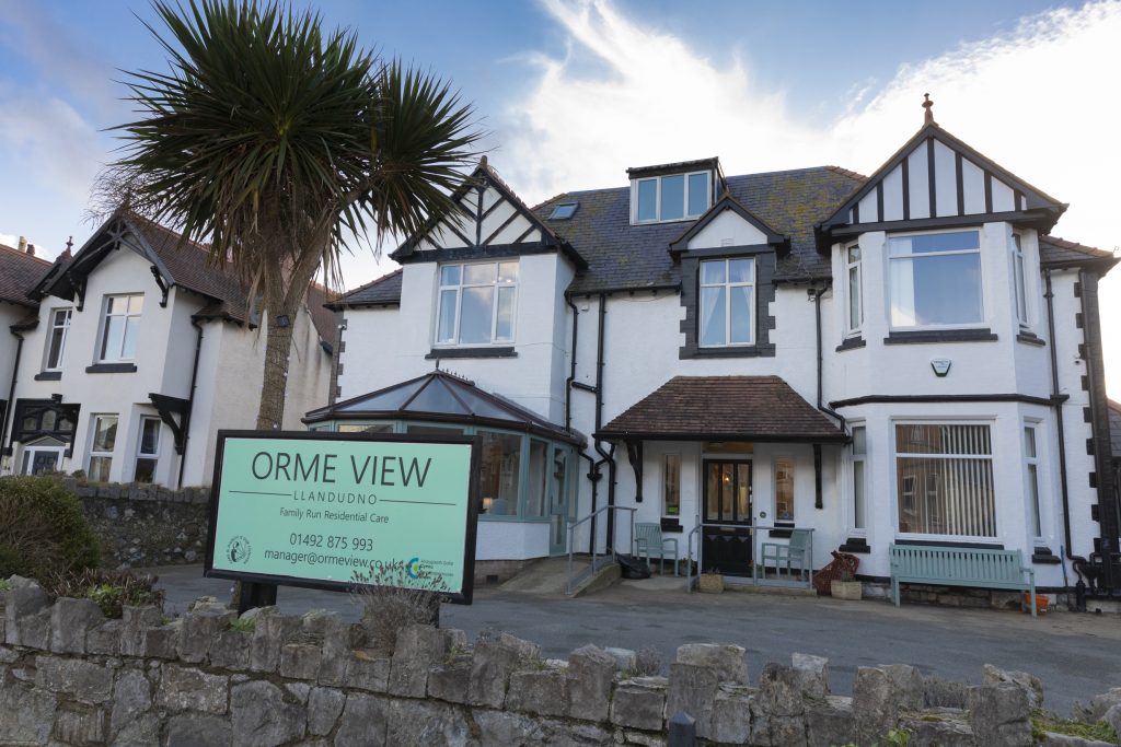 Orme View residential home in Llandudno