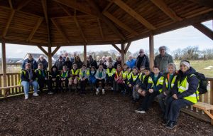 21.03.25_Henllan children thanked for village nature support_pic 1