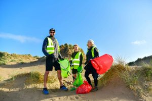 Llangennith beach clean