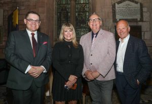 Paul Mealor, Heather Powell, cllr Mark Young, Mario Kreft MBE-1