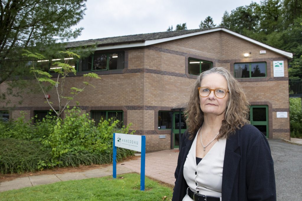 Claire Higgin, chief executive of Anheddau. Picture Mandy Jones