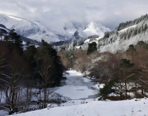 Grok - Snowdonia in the snow
