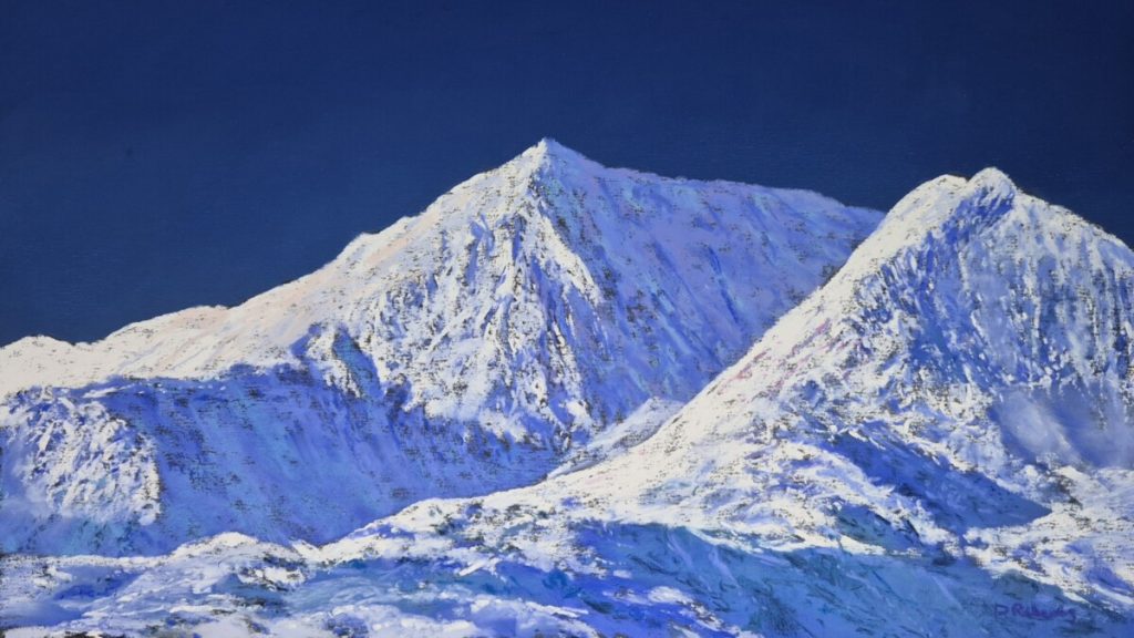 Credit - Dave Roberts -Snowdon in White